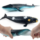 Maxbell Realistic Whale Animal Model Education Soft Figure Kids Toy Sperm Whale