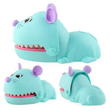 Maxbell Funny Big Mouse Mouth Dentist Bite Finger Toy Family Game for Kids Xmas Blue