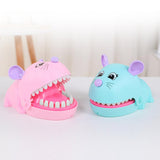 Maxbell Funny Big Mouse Mouth Dentist Bite Finger Toy Family Game for Kids Xmas Blue