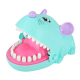 Maxbell Funny Big Mouse Mouth Dentist Bite Finger Toy Family Game for Kids Xmas Blue