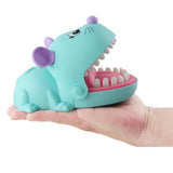 Maxbell Funny Big Mouse Mouth Dentist Bite Finger Toy Family Game for Kids Xmas Blue