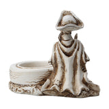 Maxbell Creative Pirate Skull Ashtray Home Store Halloween Statue Resin Sculptures