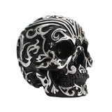 Maxbell Resin Totem Skull Statue Craft Statues Decoration Art Figurines Silver