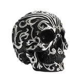 Maxbell Resin Totem Skull Statue Craft Statues Decoration Art Figurines Silver