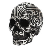 Maxbell Resin Totem Skull Statue Craft Statues Decoration Art Figurines Silver