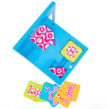 Maxbell Kids Mirror Image Puzzle Box IQ Game 5.5x5.5cm Shape Cognition Toy Set