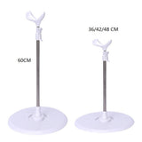 Maxbell Adjustable BJD Dolls Stand Display Holder With Plastic Base 36cm42cm48cm