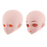 Maxbell 1/3 BJD Doll Head Mold with 4D Eyes DIY Dolls Body Parts Supplies Toy A