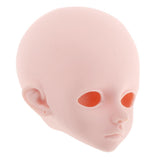 Maxbell 1/3 BJD Doll Head Mold with 4D Eyes DIY Dolls Body Parts Supplies Toy A