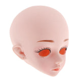 Maxbell 1/3 BJD Doll Head Mold with 4D Eyes DIY Dolls Body Parts Supplies Toy B