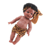 Maxbell 30cm Real Life Baby Boy Doll Vinyl African Infant Dolls Toy BOY 2