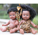 Maxbell 30cm Real Life Baby Boy Doll Vinyl African Infant Dolls Toy BOY 2