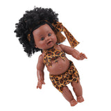 Maxbell 30cm Real Life Baby Boy Doll Vinyl African Infant Dolls Toy Girl 1