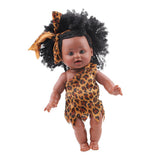 Maxbell 30cm Real Life Baby Boy Doll Vinyl African Infant Dolls Toy Girl 2
