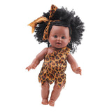 Maxbell 30cm Real Life Baby Boy Doll Vinyl African Infant Dolls Toy Girl 2