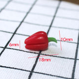 Maxbell 5pcs 1/6 Scale Dollhouse Vegetable Food Miniatures Room Ornaments Kits