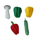Maxbell 5pcs 1/6 Scale Dollhouse Vegetable Food Miniatures Room Ornaments Kits