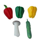 Maxbell 5pcs 1/6 Scale Dollhouse Vegetable Food Miniatures Room Ornaments Kits
