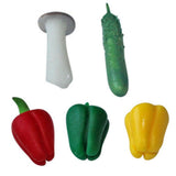 Maxbell 5pcs 1/6 Scale Dollhouse Vegetable Food Miniatures Room Ornaments Kits