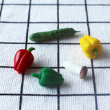 Maxbell 5pcs 1/6 Scale Dollhouse Vegetable Food Miniatures Room Ornaments Kits