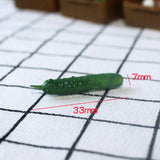 Maxbell 5pcs 1/6 Scale Dollhouse Vegetable Food Miniatures Room Ornaments Kits