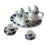 Maxbell 1/12 Dollhouse Ceramic Tableware Tea/Coffee Set Kitchen Furniture Model Toy