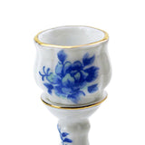 Maxbell 1/12 Dollhouse Miniature Ceramic Plant Flower with Wooden Pot Garden Decor A