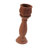 Maxbell 1/12 Dollhouse Miniature Ceramic Plant Flower with Wooden Pot Garden Decor B