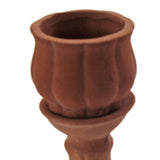 Maxbell 1/12 Dollhouse Miniature Ceramic Plant Flower with Wooden Pot Garden Decor B