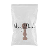Maxbell 1/12 Dollhouse Miniature Ceramic Plant Flower with Wooden Pot Garden Decor B