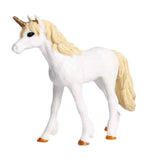 Maxbell Unicorn Fantasy Horse Model Pegasus Figurine for Home Decor Toys Yellow