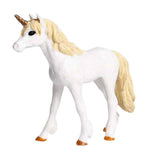 Maxbell Unicorn Fantasy Horse Model Pegasus Figurine for Home Decor Toys Yellow