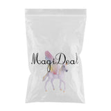 Maxbell Fantasy Horse Model Mythical Pegasus Figures Ornaments Toys Purple Rainbow