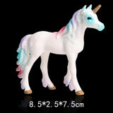 Maxbell Unicorn Fantasy Animal Model Pegasus Figurine Ornaments Collection Rainbow