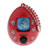 Maxbell Colored Rock-Paper-Scissors Toy Game Egg Capsule Toys Fancy Round Key Ring