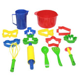 Maxbell 14pcs Kids Toy Baking Role Play Boys DIY Play House Cooking Toys Ages 3+