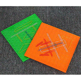 Maxbell 6pcs Double-sided Peg Geoboard Toy Tie Graphic Learning Kids Educational Toy