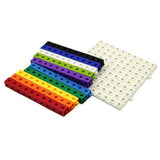 Maxbell 100pcs 10 Colors Multilink Linking Counting Cubes Snap Blocks Education Math