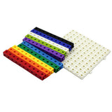 Maxbell 100pcs 10 Colors Multilink Linking Counting Cubes Snap Blocks Education Math
