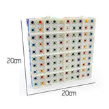 Maxbell 100pcs 10 Colors Multilink Linking Counting Cubes Snap Blocks Education Math