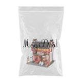 Maxbell 1/24 DIY Miniature Dollhouse Kits Chinese Inn with Furniture LED Lights Set