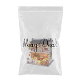 Maxbell 1/24 DIY Miniature Dollhouse Kits Teahouse with Furniture LED Light Accessry