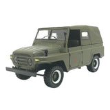 Maxbell 1/24 Alloy Jeep Truck Car Model Toy Gift with Sound and Light Army Green