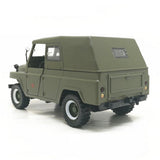 Maxbell 1/24 Alloy Jeep Truck Car Model Toy Gift with Sound and Light Army Green