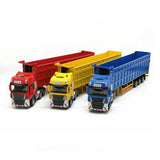Maxbell Transporter Semi-trailer Model 1:50 Toy Kids Children Birthday Gifts Blue