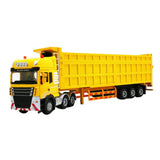 Maxbell Transporter Semi-trailer Model 1:50 Toy Kids Children Birthday Gifts Yellow