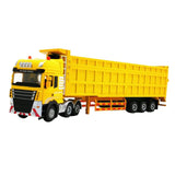 Maxbell Transporter Semi-trailer Model 1:50 Toy Kids Children Birthday Gifts Yellow