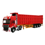 Maxbell Transporter Semi-trailer Model 1:50 Toy Kids Children Birthday Gifts Red
