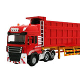 Maxbell Transporter Semi-trailer Model 1:50 Toy Kids Children Birthday Gifts Red