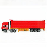 Maxbell Transporter Semi-trailer Model 1:50 Toy Kids Children Birthday Gifts Red